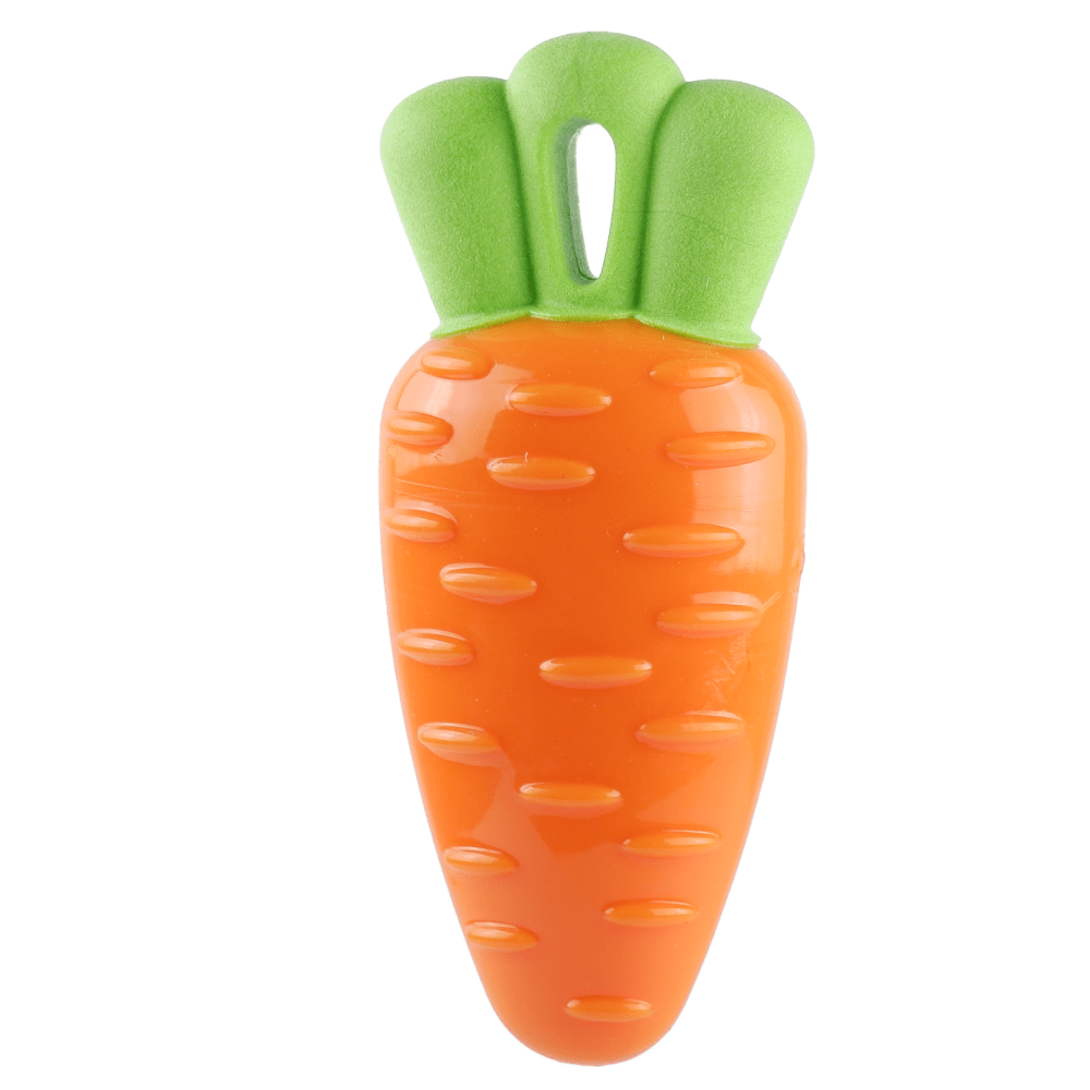 Bites Carrot Squeaky Toy for Dogs | For Medium Chewers