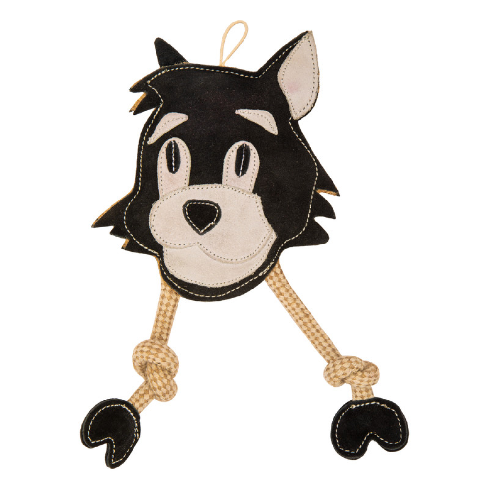 Premium Tom Toy for Dogs and Cats (Black/White)
